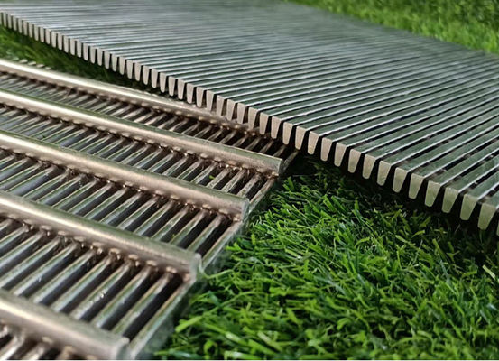 Ss 304 0,2 mm Johnson Vee Wire Screen συγκολλημένο στυλ