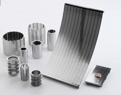 Προσαρμοσμένο Johnson Wedge Wire Screens Σχήμα V τυλιγμένο φίλτρο σωλήνα
