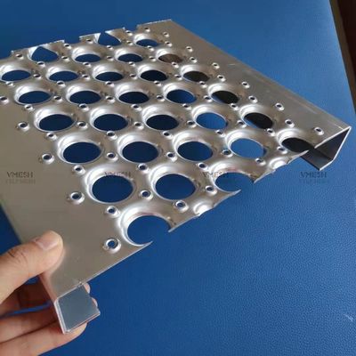 Αλουμινίου Στρογγυλή τρύπα Perf O Grip Ασφάλεια Grating Για Πλατφόρμα Περπατηρίου