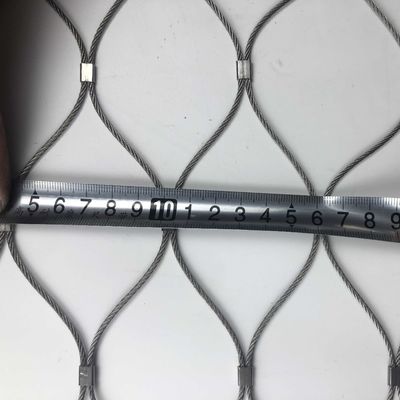 Δίκτυο ασφαλείας από ατσάλινο καλώδιο SS304/316 για γέφυρα ζωολογικού κήπου