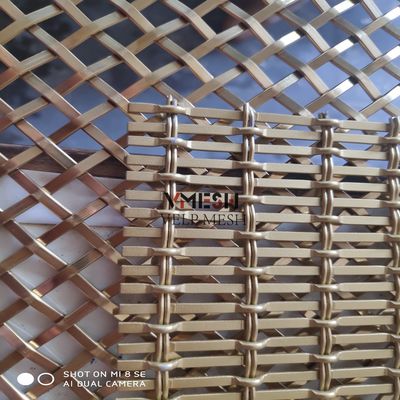 Προσαρμοσμένο Αντίκ Brass Φινίρισμα 1.5mm Πλεγμένο Πλέγμα από Ανοξείδωτο Χάλυβα για Πολυτελείς Εσωτερικούς Χώρους