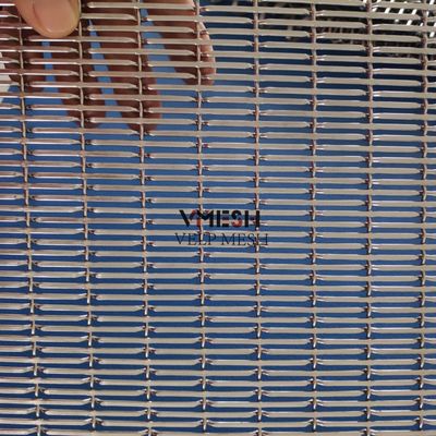 Αρχιτεκτονικά επίπεδα συρρικνωμένα πλέγματα συρρικνωμένων συρμάτων από ανοξείδωτο χάλυβα διακοσμητικά συρματοπλέγματα