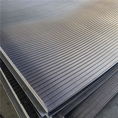 100 μm slot από ανοξείδωτο χάλυβα 304 wedge wire screen flat sieve panel για φιλτράρισμα άμμου