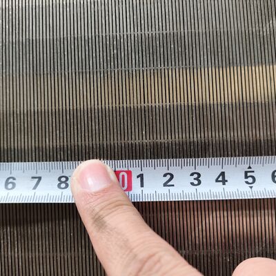 316 Ατσάλινο Κλινοσκεπάδι Σκιές Σιδηροσύρματος Υψηλής Απόδοσης Φίλτρο Διαχωρισμού Στερεών