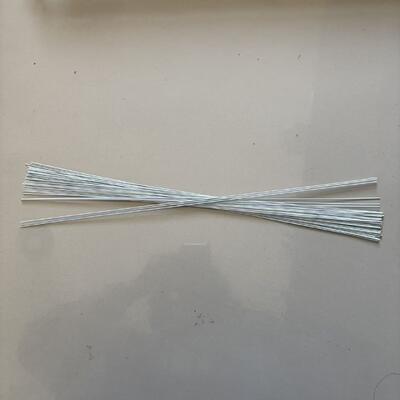 Σύρμα μίσχου 1mm*40cm Λευκό Χρώμα για σύρμα ανθοπωλείου Floral