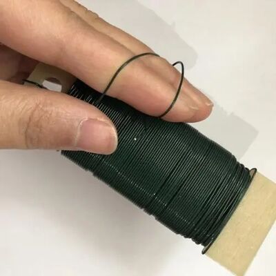 22 Gauge Iron Soft Craft Ανθοπωλείο Σύρμα Πράσινο Χρώμα για Ανθοσυνθέσεις