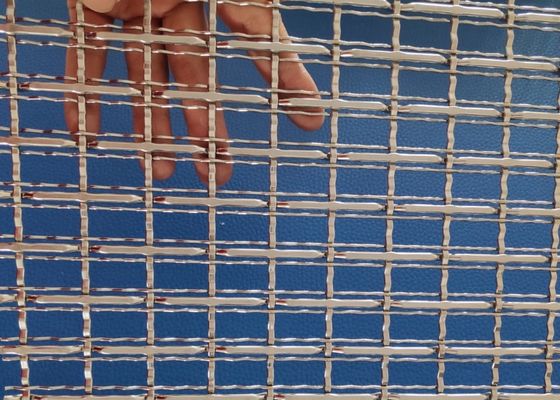 Χέρι - υφαμένο πλέγμα 1.8mm μετάλλων ορείχαλκου αρχιτεκτονικό φύλλο δικτυωτού πλέγματος μετάλλων καλωδίων 2.0mm