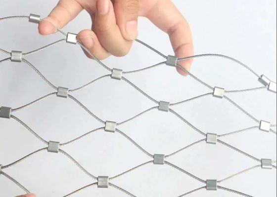 Mariculture Velp πλέγμα καλωδίων σχοινιών ανοξείδωτου που περιφράζει το άνοιγμα 4 