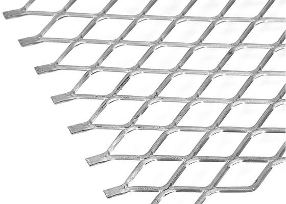 40*80mm 34*80mm επεκταθε'ν ρόμβος μετάλλων πλέγματος φύλλο χάλυβα κιγκλιδωμάτων επεκταθε'ν 4x8