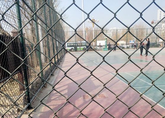 Βιομηχανικά 6 FT Χ φράκτης 10 συνδέσεων αλυσίδων 50 FT άρθρωση αρθρώσεων μετρητών