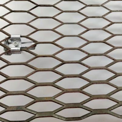 Βαρέων καθηκόντων 3m X 1.5m επεκταθείσα καυτή βυθισμένη γαλβανισμένη εξαγωνική τρύπα πλέγματος χάλυβα