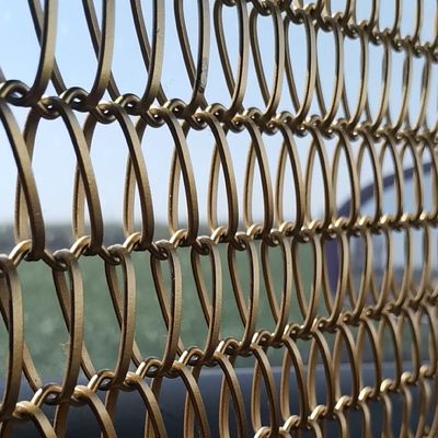 Διακοσμητική Ss304 αρχιτεκτονική μετάλλων ζώνη μεταφορέων καλωδίων ύφανσης πλέγματος σπειροειδής